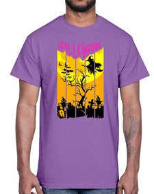 halloween 499#- art pop art- Cotton Tee