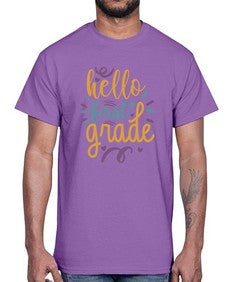 hello first grade 276#- first grade- Cotton Tee