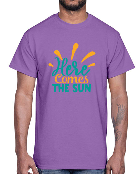 here comes the sun Style 95#- summer- Cotton Tee