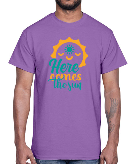 here comes the sun Style 96#- summer- Cotton Tee
