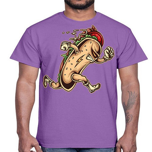 hot dog hero 159#- dogs- Cotton Tee