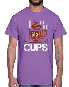i like big cup 224#- cooking- Cotton Tee