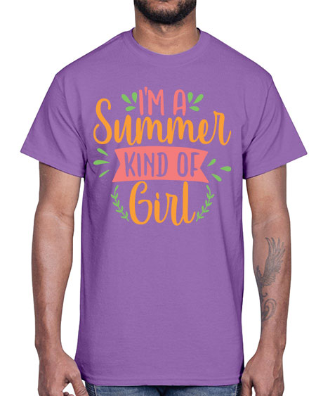 im a summer kind of girl 93#- summer- Cotton Tee