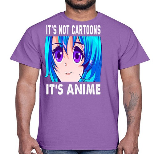 its not cartoons its anime253#- anime- Cotton Tee