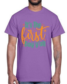its the first day yall 395#- last day of school- Cotton Tee