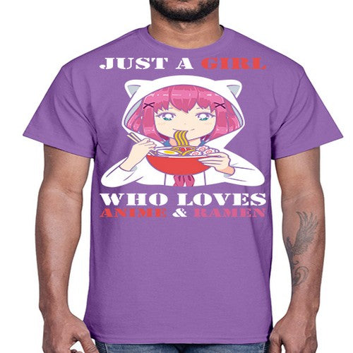 just a girl who loves anime and ramen258#- anime- Cotton Tee