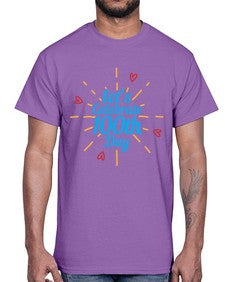 lets celebrate th day 459#- one hundred days- Cotton Tee