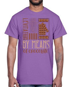 levitation by means of chocolate 307#- chocolate- Cotton Tee