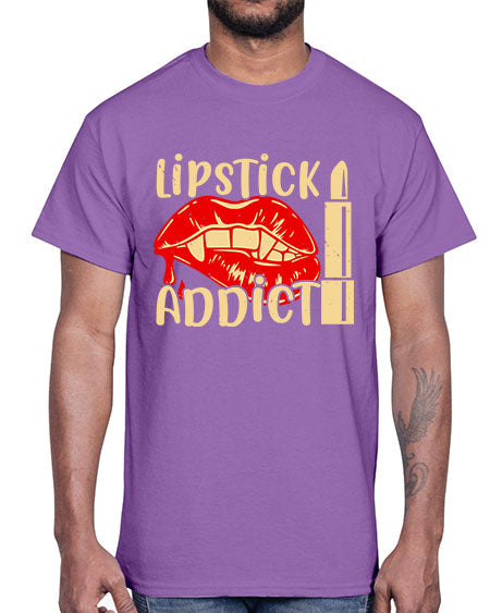 lipstick addict Style 197#-makeup Cotton Tee