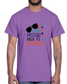 little mister back to school 490#- general school- Cotton Tee
