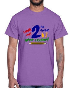 look out second grade 509#- second grade- Cotton Tee