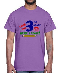 look out third grade 510#- third grade- Cotton Tee