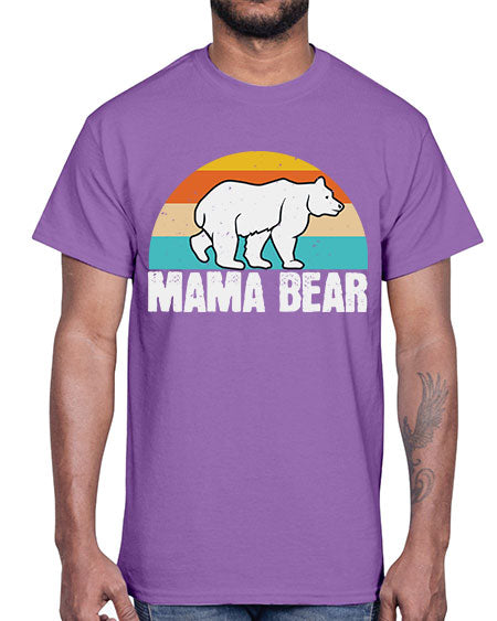 mama bear 177#- bears - animals- Cotton Tee