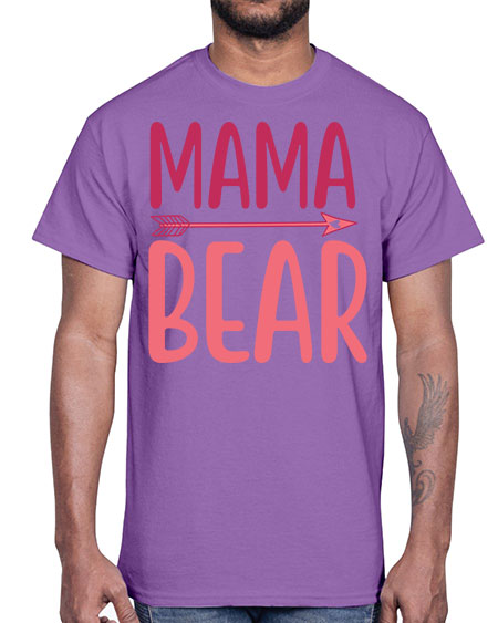 mama bear 181#- bears - animals- Cotton Tee