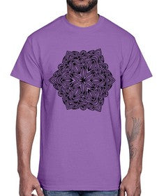 mandala 774#- mandala- Cotton Tee