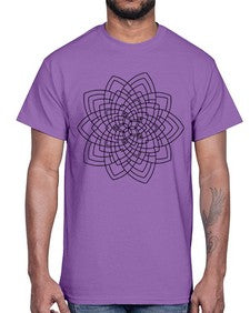 mandala 779#- mandala- Cotton Tee