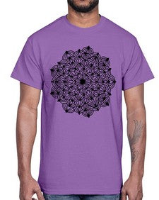 mandala 797#- mandala- Cotton Tee