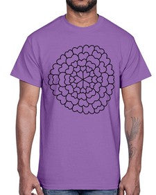 mandala 801#- mandala- Cotton Tee