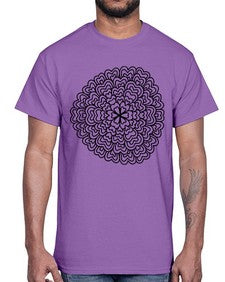 mandala 802#- mandala- Cotton Tee
