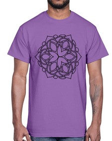 mandala 813#- mandala- Cotton Tee
