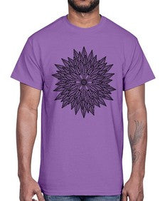 mandala 888#- mandala- Cotton Tee