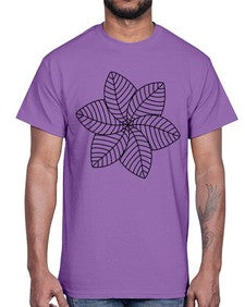 mandala 897#- mandala- Cotton Tee
