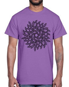 mandala 906#- mandala- Cotton Tee