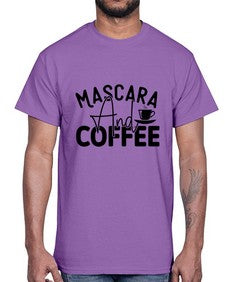 mascare and coffee 1373#- tea- Cotton Tee