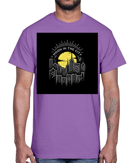 mooninthecity 2#- moon- Cotton Tee