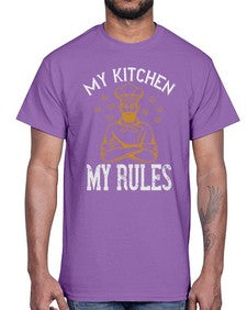 my kitchen my rules 353#- cooking- Cotton Tee