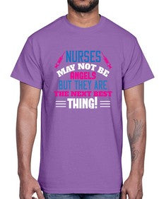nurse may not be angels Style 1180#- nurse- Cotton Tee