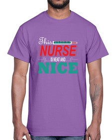 nurse nice 1186#- nurse- Cotton Tee