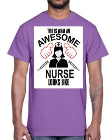 nurse tshirt 1218#- nurse- Cotton Tee