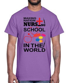 nurse tshirt png 1220#- nurse- Cotton Tee