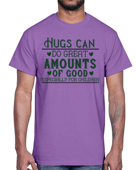 oHugs can do great amounts of good especially for children Style 171#- kids- Cotton Tee