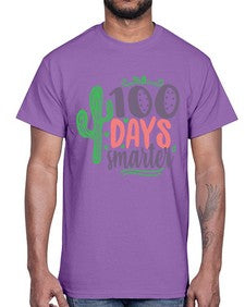 one hundred days smarterr 580#- one hundred days- Cotton Tee