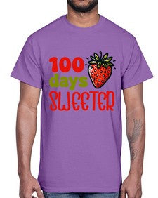 one hundred days sweeter 585#- one hundred days- Cotton Tee