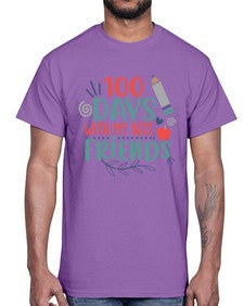one hundred days with my best friends 587#- one hundred days- Cotton Tee
