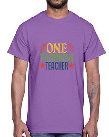 one thankful teacher Style 335#- teacher- Cotton Tee
