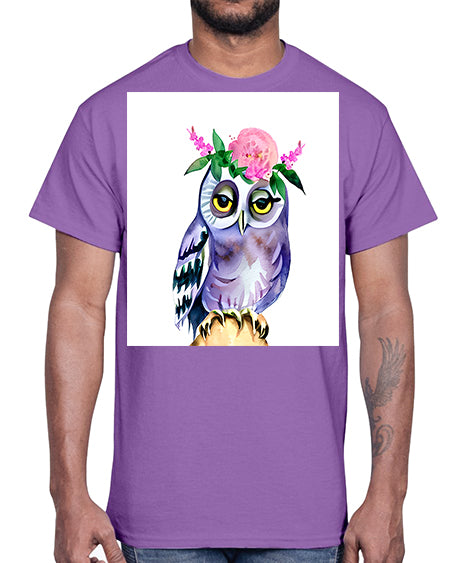 owl 15#- owl- Cotton Tee