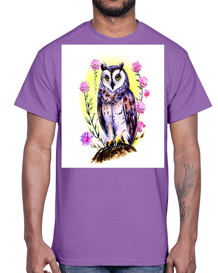 owl 18#- owl- Cotton Tee