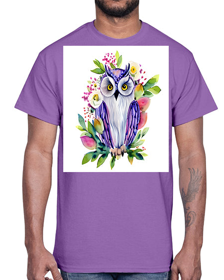 owl 1#- owl- Cotton Tee