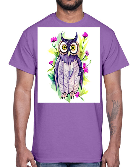owl 23#- owl- Cotton Tee