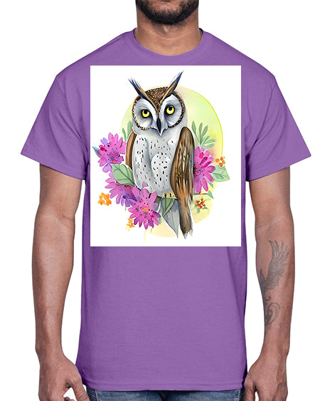 owl 24#- owl- Cotton Tee
