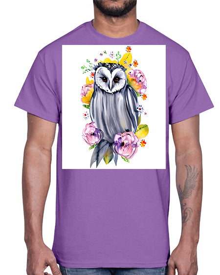 owl 27#- owl- Cotton Tee