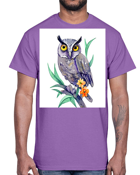 owl 28#- owl- Cotton Tee