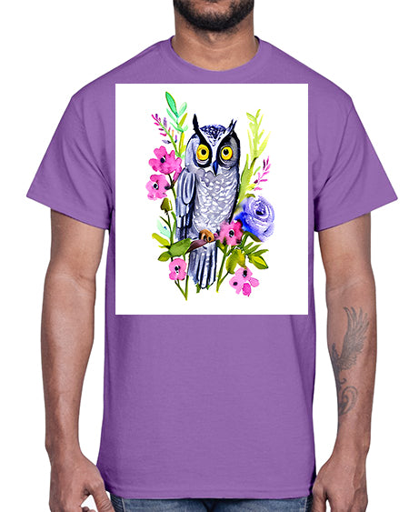 owl 29#- owl- Cotton Tee