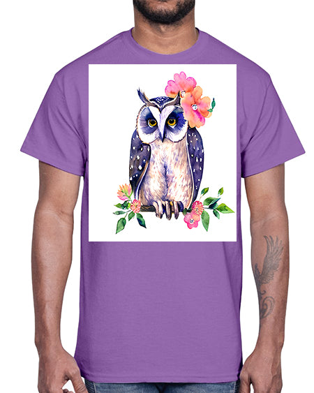 owl 2#- owl- Cotton Tee