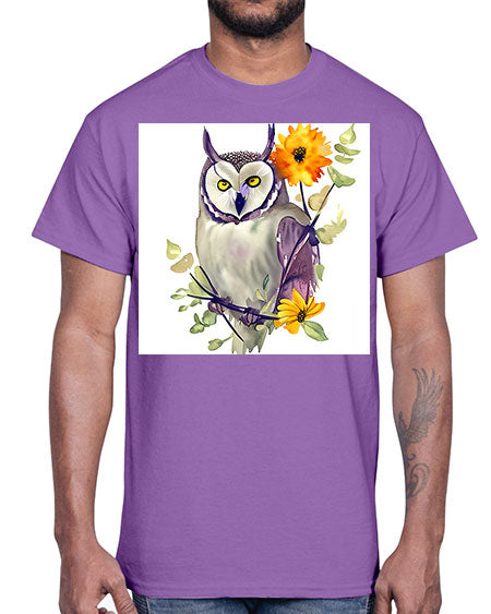 owl 4#- owl- Cotton Tee