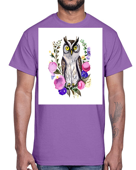 owl 5#- owl- Cotton Tee